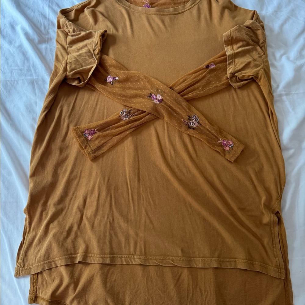 Free People Gardener Long Sleeve Tee